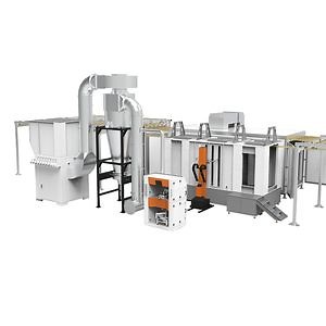 [Hot Item] Automatic Powder Coating Line for Metal Chair, Electrostatic Painting Plant