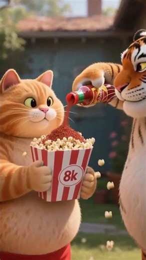 How Orange Cats plans on his Revenge Scheme vs Monkey #ai #youtubeautomation #youtubeshorts