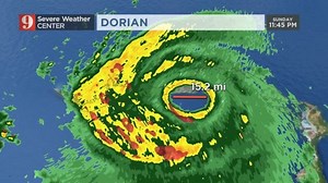 26K views · 29 reactions | 3D look at Major Hurricane #Dorian: The eye at almost midnight Monday is about 15 miles wide. Un vistazo 3D al poderoso #huracán Dorian. El ojo mide 15 millas de diametro. | Irene Sans | Facebook