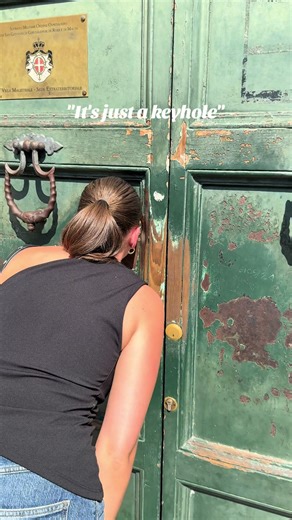 Discovering Unique Keyhole Views in Rome, Italy