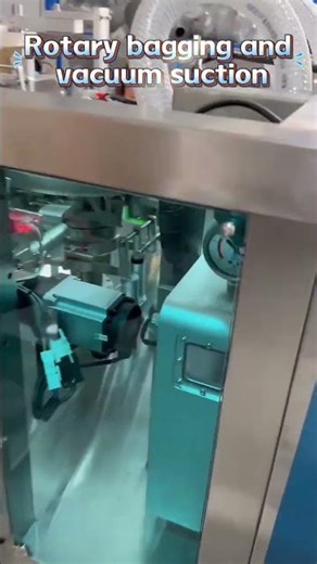 Rotary Vacuum Packing Machine Working Process in Factory