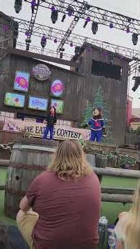 Boysenberry Pie Eating contest highlight 3 - Introduction with Boysen-Bear at KBF in CA (4/5/2026)