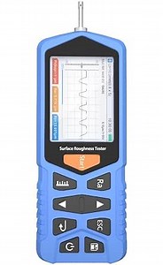 Surface Roughness Meter Tester Metal Surface Roughness Gauges Surface Profile Gauge Surftest Profilometer with Waveform Display Resolution 0.001um Ra Rz Ry Rq Rt Rp Rv Rmax R3z Rsk Rs Rsm RMR