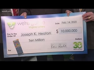 Virginia Lottery announces $10M lottery winner