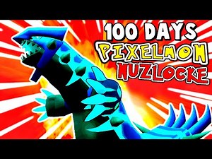 We Survived 100 Days In Minecraft Pixelmon Nuzlocke