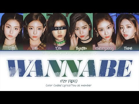 ITZY (있지) — 'WANNABE' (6 Members ver.) (Color Coded Lyrics Han|Rom|Eng)