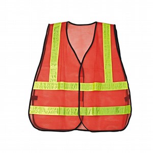 [Hot Item] Orange High Visibility PVC Reflectors Traffic Vest R112-2