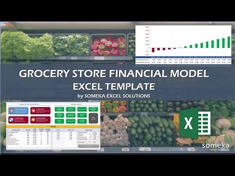 Grocery Store Financial Model | Feasibility Study for your Grocery Shop in Excel!