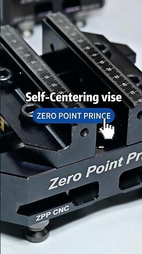 Zero Point Prince-Self Centering Vise #cncmachining #engineering #5axis #cnc #cncmachining