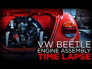 Volkswagen Beetle Air-cooled Flat-four Engine Rebuild Time-Lapse