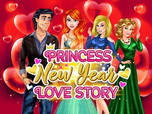 Play Princess New Year Love Story | Free Online  Games. KidzSearch.com