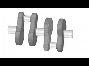 Modelling a crankshaft in DesignSpark Mechanical