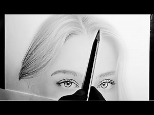 easy hair drawing ✏️✨ for beginners | pencil sketch