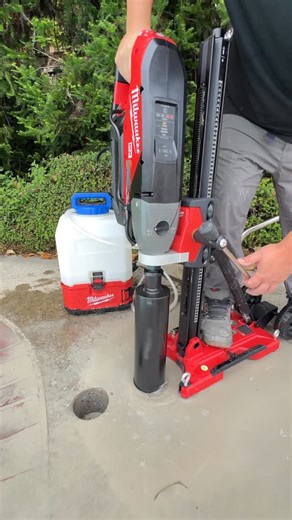 Pool Volution | Installed a handrail for a couple needing extra stability and put Milwaukee’s switch tank to the test. Core drill no chords or hoses... | Instagram
