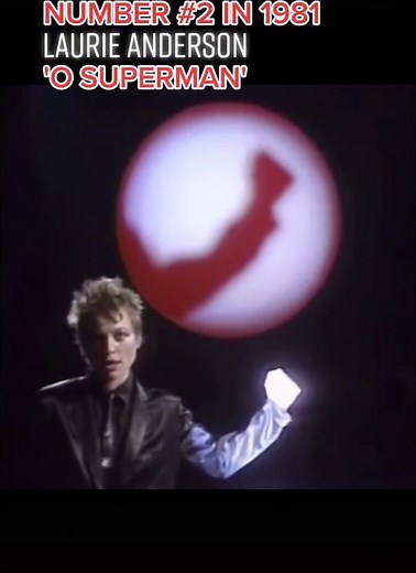 Laurie Anderson 'O Superman (For Massenet)' 80s Music Video