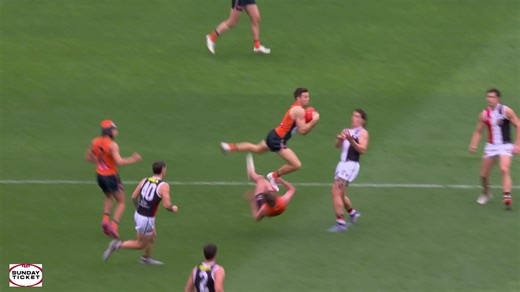 Toby Greene takes TWO HUUUUGE marks to save the game for the Giants! 🤯 | AFL