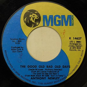 Anthony Newley - The Good Old Bad Old Days