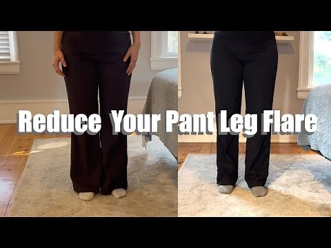 How to Alter Your Flared Pant Legs