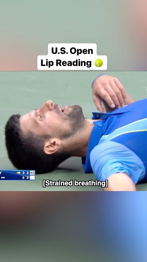 Hi Josh | What they were really saying at the U.S. Open  #lipreading #tennis Novak Djokovic vs Daniil Medvedev final  featuring Leonard DiCaprio... | Instagram