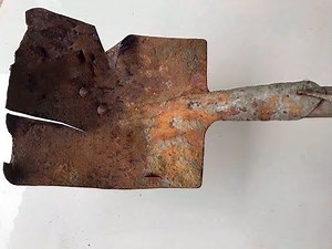 Antique shovel restoration | Restoration shovel old | Restore of build tool