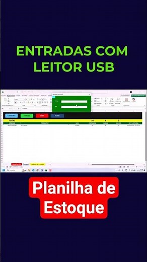 Controle de Estoque Simples Excel | Planilha com Contagem Automática