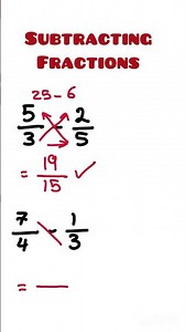 Subtracting fractions #SAT #ACT #EST #Math #American_Diploma #math #sat #act #EST #American diploma