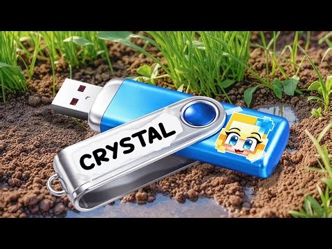 I Found Crystal's Secret World in Minecraft...