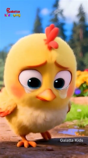 அழகு சின்ன கோழி பாடல் - Cute Little Chick Song | Nursery Rhymes for Kids | Galatta Kids | shorts