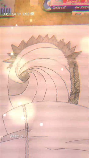 draw a Obito part--2 #art #animedrawing #drawing