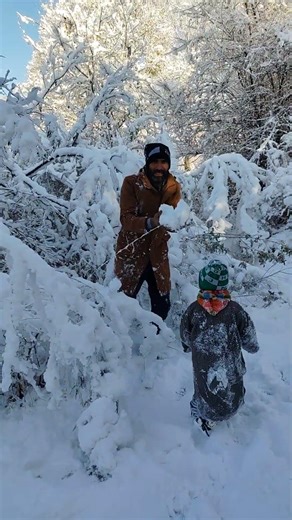 viral #darhal snowfall