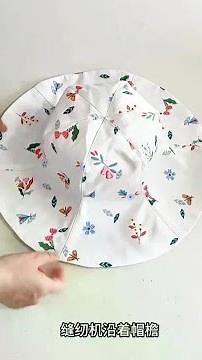Simple way to make a sun hat # production process # easy to learn series # sewing routine # handmad