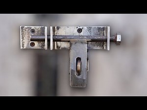 Make A Slide Bolt Latch