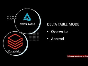 Azure Databricks Tutorial # 18:- How to Overwrite data or append data in existing delta table