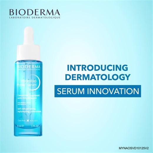 Discover BIODERMA Hydrabio Hyalu Serum, The first self rehydrating and replumping serum infused with antioxidant biomimetic hyaluronic acid 🥳✨ Clinically proven to : ✅ Enhance skin hydration ✅ Improve skin suppleness ✅ Boost firmness ✅ Increase elasticity ✅ Elevate radiance for healthy and glowing skin 💸 Grab your Bioderma Hydrabio now at : Guardian: https://bit.ly/Guardianxbioderma Watsons: https://bit.ly/Watsonxbioderma Shopee: https://bit.ly/Shopeexbioderma Lazada: https://bit.ly/Lazadaxbio