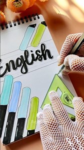 Easy Front Page Idea | ENGLISH ✨ #youtubeshorts #frontpage #farjanacalligraphy #calligraphy #foryou