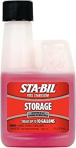 STA-BIL Storage Fuel Stabilizer | Keeps Fuel Fresh for 24 Months, Prevents Corrosion, Gasoline Treatment Additive that Protects System, Gas Stabilizer for Storage, 4 oz.