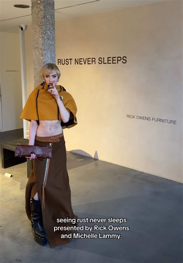 ‘Rust never sleeps’ @RICK OWENS ONLINE @Carpenters Workshop Gallery | rick owens online