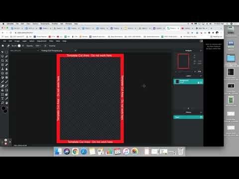 Trading Card Lesson 2 - Opening the Template