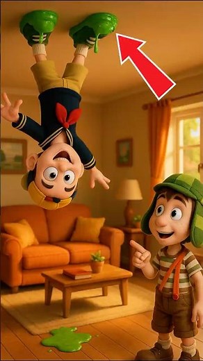 El Chavo and the slime shoe... and the worst happens! 😱