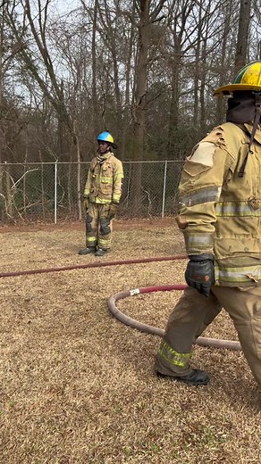 Moving a Charged Hose Line in Fire Operations