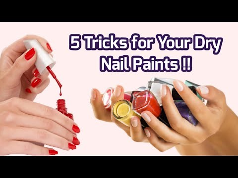 5 Ways to Make Your Dry Nail Polish New || Reuse your Dry Nail Polish ||