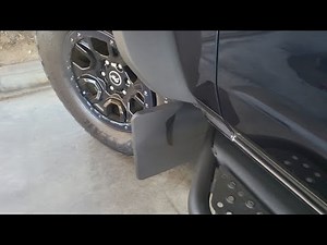 Weather Tech mud flaps. quick review and installation description.
