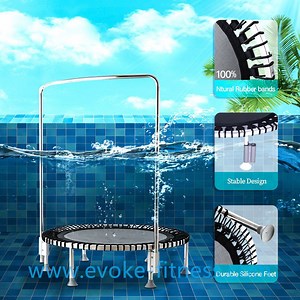[Hot Item] Aqua Jumping Trampoline with Handle-Bar Stainless Steel 304/316 Underwater Trampoline in Pools