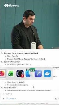 I Let AI Write My Excel Macro… It Actually Worked 🤯