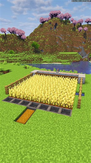 Minecraft Auto Crop Farm Tutorial – Easiest Redstone Crop Farm