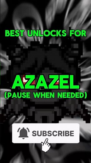 The BEST unlocks for AZAZEL in the BINDING OF ISAAC #tboi #repentance #shorts