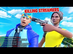 Killing FAMOUS Twitch Streamers! (with reactions)