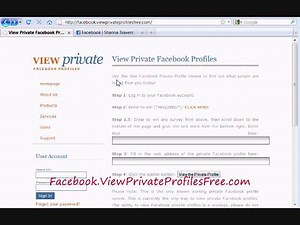 Facebook Private Profile Viewer - View Private Facebook Profiles