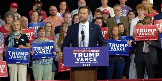 Live stream: JD Vance speaking at 2 events in Charlotte