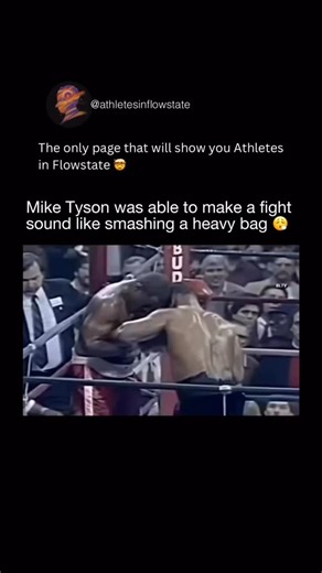 Athletes in Flow State on Instagram: "Mike Tyson’s punches didn’t just look violent, they sounded unreal. Every hook and uppercut landed with a deep, hollow thud, like leather smashing into a heavy bag. Opponents covered up, crowds froze, and microphones picked it up clearly. It wasn’t chaos, it was rhythm, precision, and terrifying efficiency. That sound came from perfect mechanics, explosive torque, and ruthless intent. Tyson closed distance instantly, transferred power through his hips, and s
